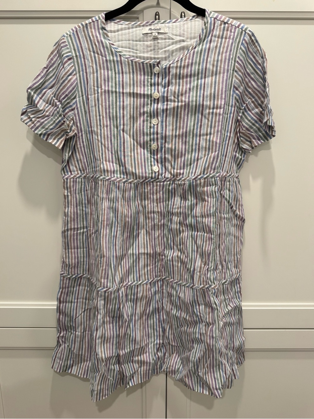 Madewell Striped Cotton Dress